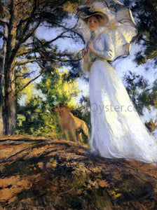  Edmund Tarbell On Bos'n's Hill - Art Print