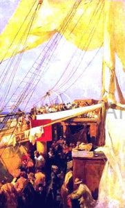  Constantin Alexeevich Korovin On Deck - Art Print