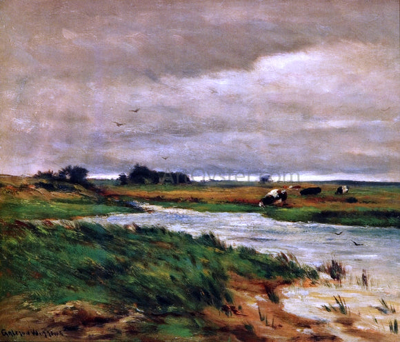  John Carleton Wiggins On Long Island Sound near Shelter Island - Art Print