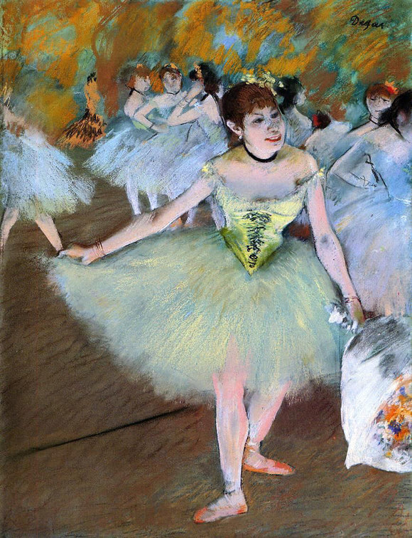  Edgar Degas On Stage - Art Print