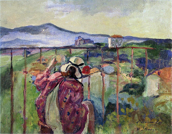  Henri Lebasque On the Balcony - Art Print