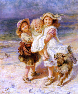  Frederick Morgan On the Beach - Art Print