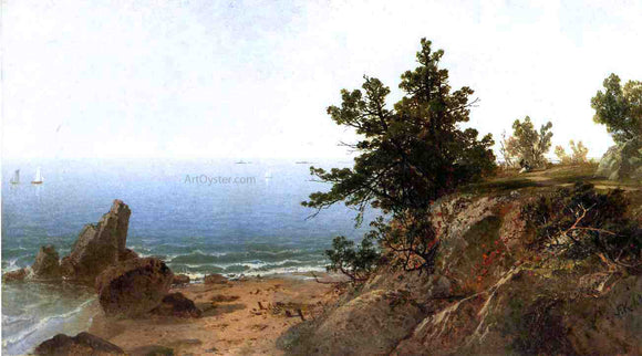  John Frederick Kensett On the Beverly Coast, Massachusetts - Art Print