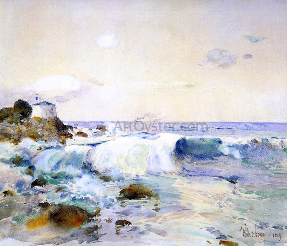  Frederick Childe Hassam On the Brittany Coast - Art Print