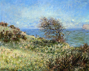  Claude Oscar Monet On the Cliff at Fecamp - Art Print