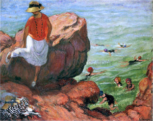  Henri Lebasque On the Cliffs at Agay - Art Print