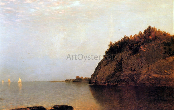  John Frederick Kensett On the Connecticut Shore - Art Print