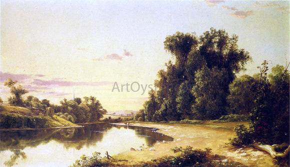  David Johnson On the Escopus at Hurley, New York - Art Print