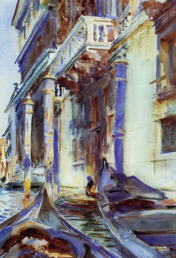  John Singer Sargent On the Grand Canal - Art Print