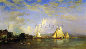  Francis A Silva On the Hudson - Art Print