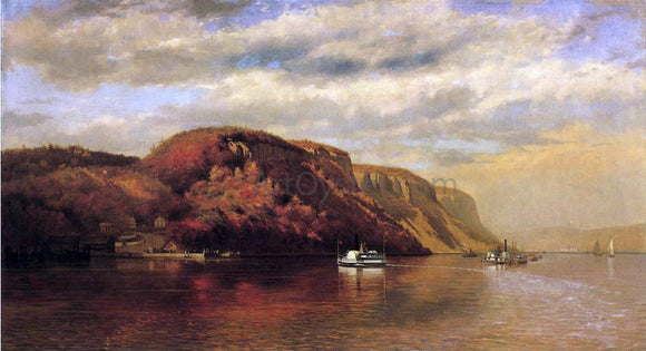  John George Brown On the Hudson - Art Print