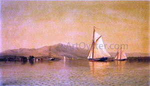  Francis A Silva On the Hudson near Haverstraw - Art Print