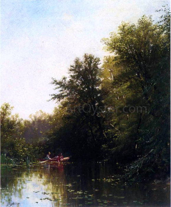  Alfred Thompson Bricher On the Mill Stream - Art Print