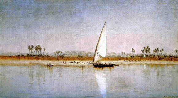  Sanford Robinson Gifford On the Nile - Art Print