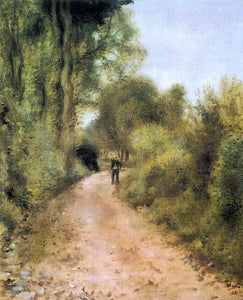  Pierre Auguste Renoir On the Path - Art Print