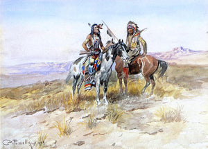  Charles Marion Russell On the Prowl - Art Print