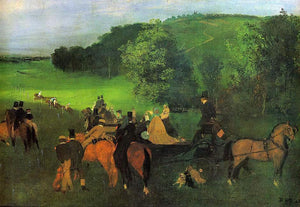  Edgar Degas On the Racecourse - Art Print