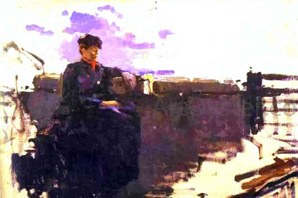  Constantin Alexeevich Korovin On the Road, Study - Art Print