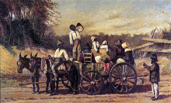  William Aiken Walker On the Road to Natchez - Art Print