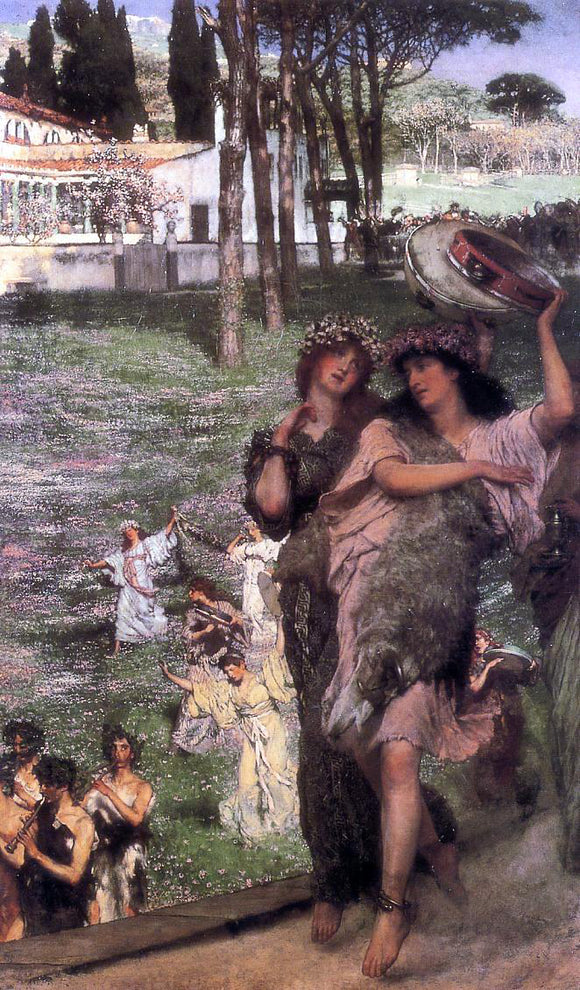  Sir Lawrence Alma-Tadema On the Road to the Temple of Ceres - Art Print