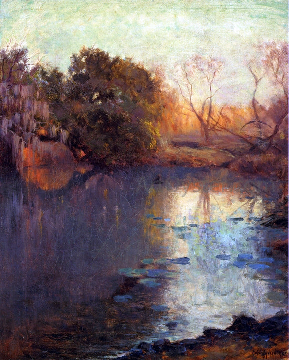  Julian Onderdonk On The San Antonio River - Art Print