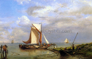  The Elder Hermanus Koekkoek On the Scheldt - Art Print