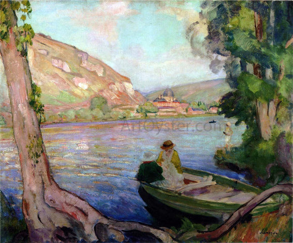  Henri Lebasque On the Seine at Andelys - Art Print