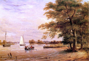  Thomas Birch On the Shrewsbury River, Redbank, New Jersey - Art Print