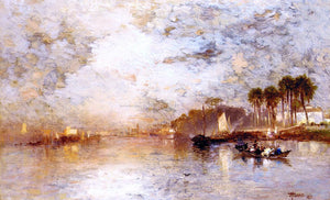  Thomas Moran On the St. John's River, Florida - Art Print