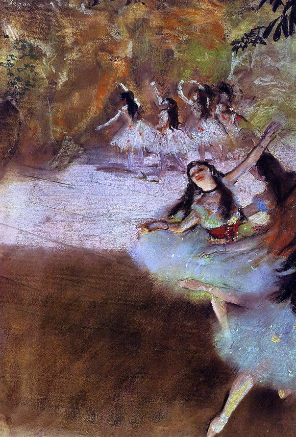  Edgar Degas On the Stage - Art Print