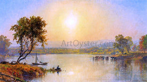  Jasper Francis Cropsey On the Susquahana River - Art Print