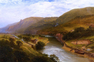  George Vicat Cole On the Tamar, Devon - Art Print