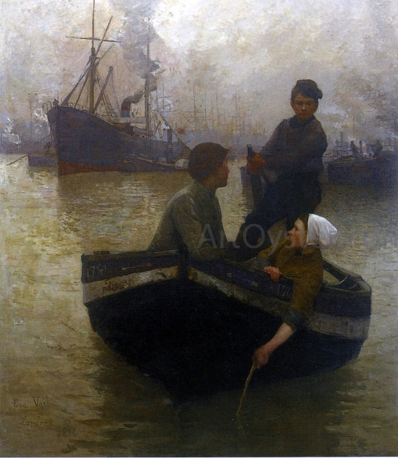  Eugene Lawrence Vail On the Thames - Art Print