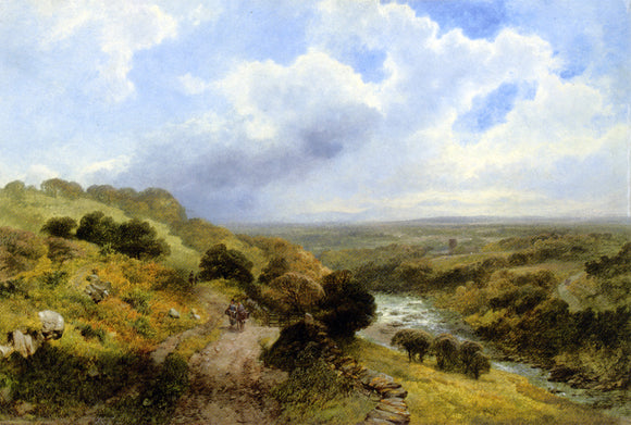  James Peel On the Tweed near Norham - Art Print