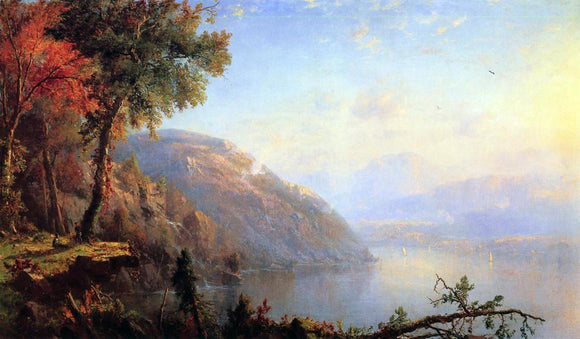  Marie-Francois-Regis Gignoux On the Upper Hudson - Art Print