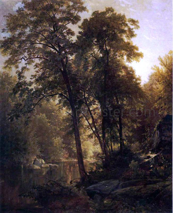  William Trost Richards On the Wissahickon - Art Print