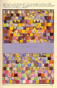  Paul Klee Once Emerged from the Gray of Night - Art Print