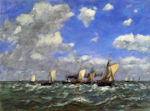  Eugene-Louis Boudin Open Sea - Art Print