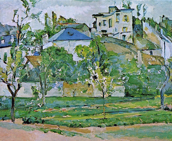  Paul Cezanne Orchard in Pontoise - Art Print