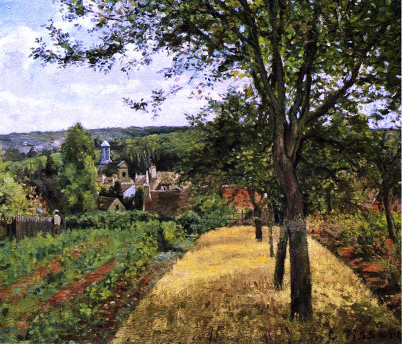  Camille Pissarro Orchards at Louveciennes - Art Print