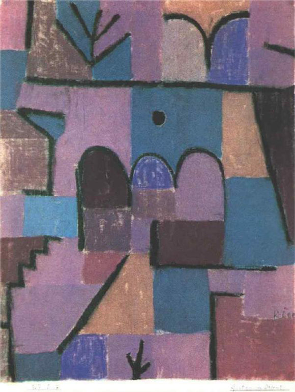  Paul Klee Oriental Garden - Art Print