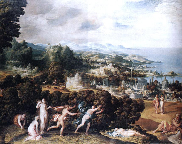  Niccolo Dell'Abbate Orpheus and Eurydice - Art Print