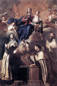  Pietro Novelli Our Lady of Mount Carmel - Art Print