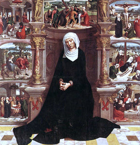  Adriaen Isenbrandt Ysenbrandt Our Lady of the Seven Sorrows - Art Print