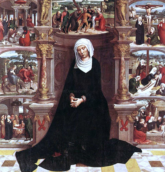  Adriaen Isenbrandt Ysenbrandt Our Lady of the Seven Sorrows - Art Print