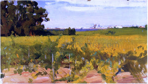  Joaquin Sorolla Y Bastida Outskirts of Seville - Art Print