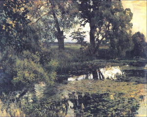  Isaac Ilich Levitan Overgrown Pond - Art Print