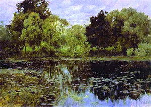  Isaac Ilich Levitan Overgrown Pond, Study - Art Print