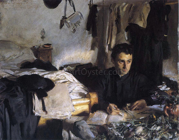  John Singer Sargent Padre Sebastiano (also known as Padre Albera) - Art Print