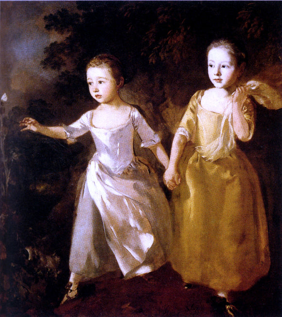  Thomas Gainsborough Painter's Daughters - Art Print